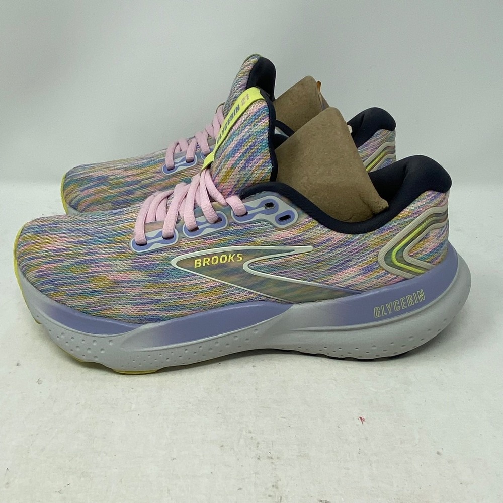 Brooks Glycerin 21 Womens Running Shoes 7 Athletic Multicolor 1204081B455